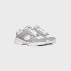 Best RUNNER CR-03 LOW LACE-UP SNEAKER in SUEDE CALFSKIN, MESH AND CALFSKIN Women Sneakers