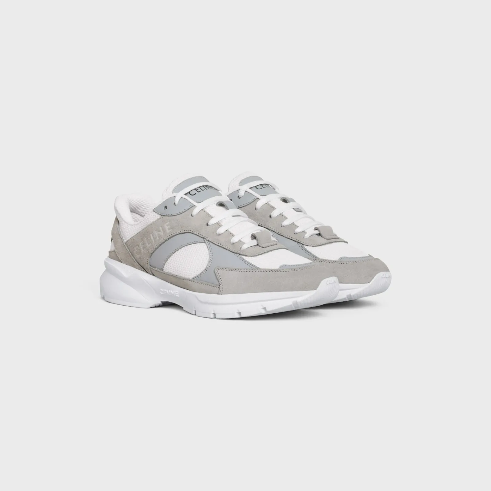 Best RUNNER CR-03 LOW LACE-UP SNEAKER in SUEDE CALFSKIN, MESH AND CALFSKIN Women Sneakers