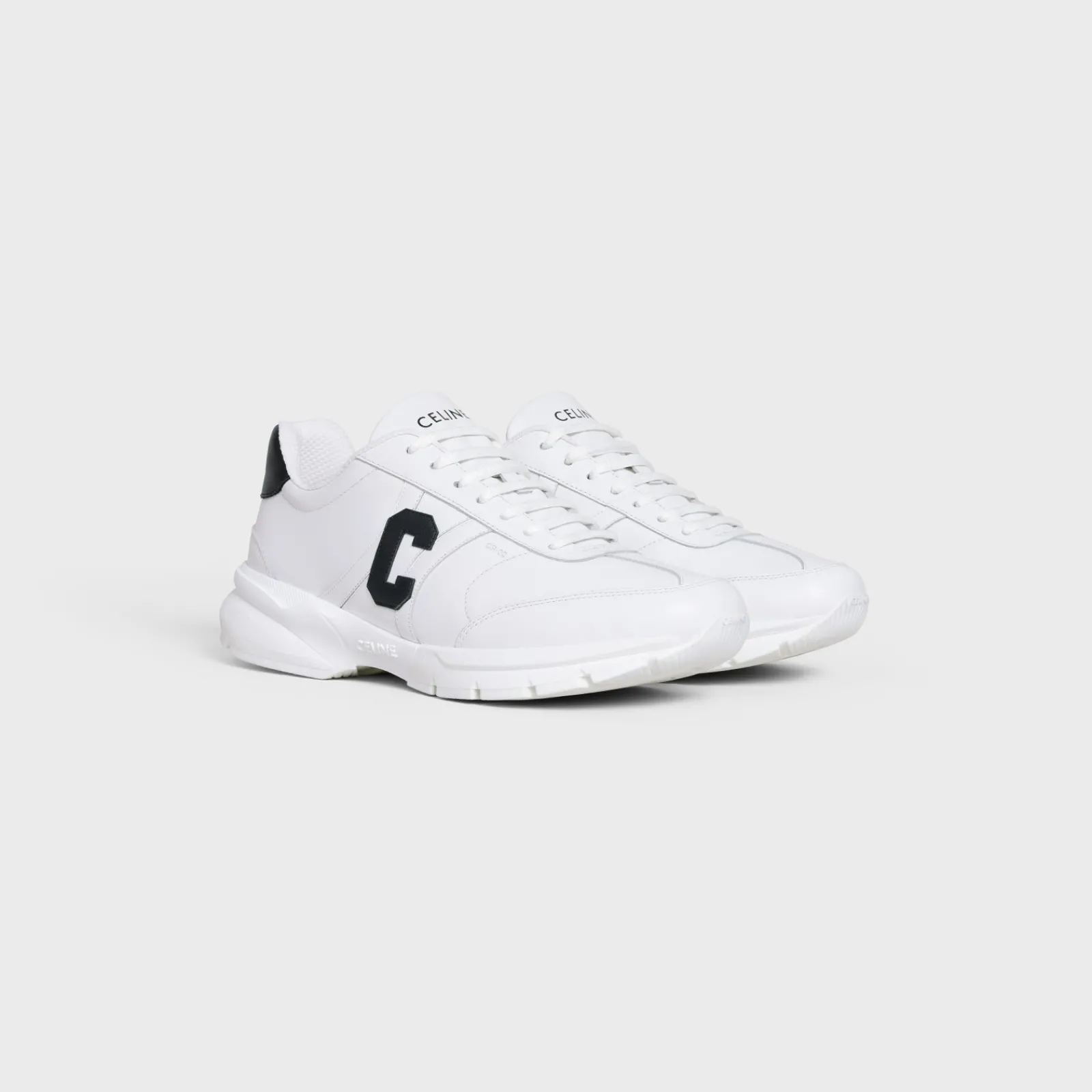 Best RUNNER CR-02 LOW LACE-UP SNEAKER in CALFSKIN Women Sneakers