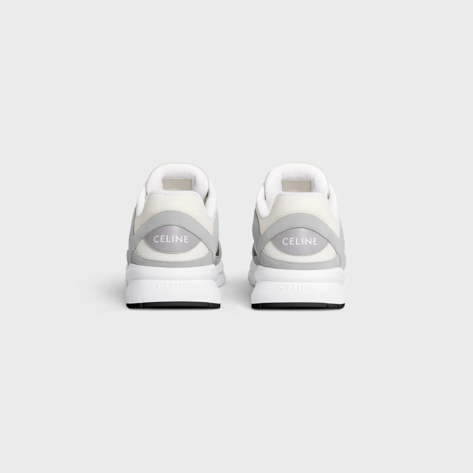 Discount RUNNER CR-03 LOW LACE-UP SNEAKER in MESH, SUEDE CALFSKIN AND CALFSKIN Sneakers