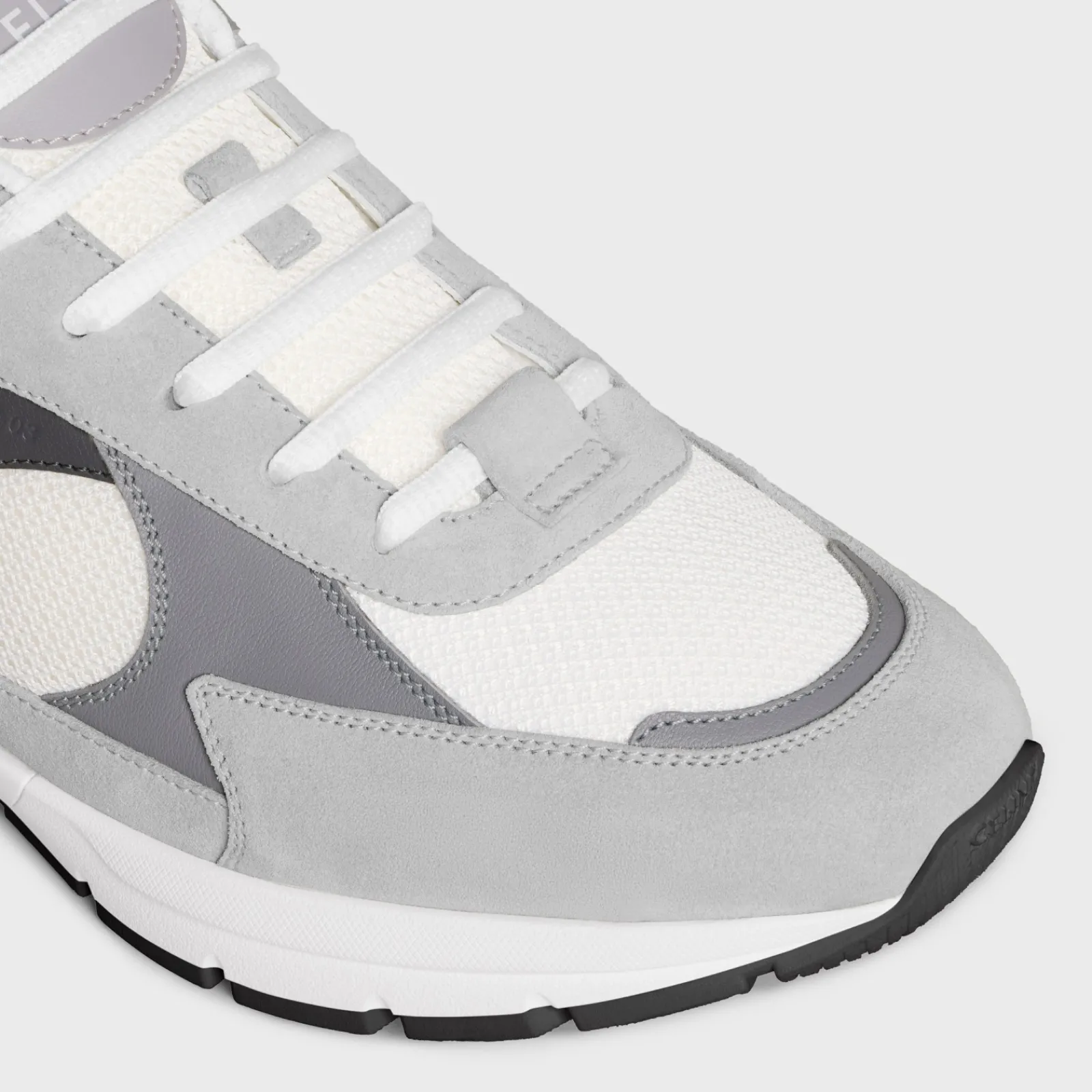 Discount RUNNER CR-03 LOW LACE-UP SNEAKER in MESH, SUEDE CALFSKIN AND CALFSKIN Sneakers