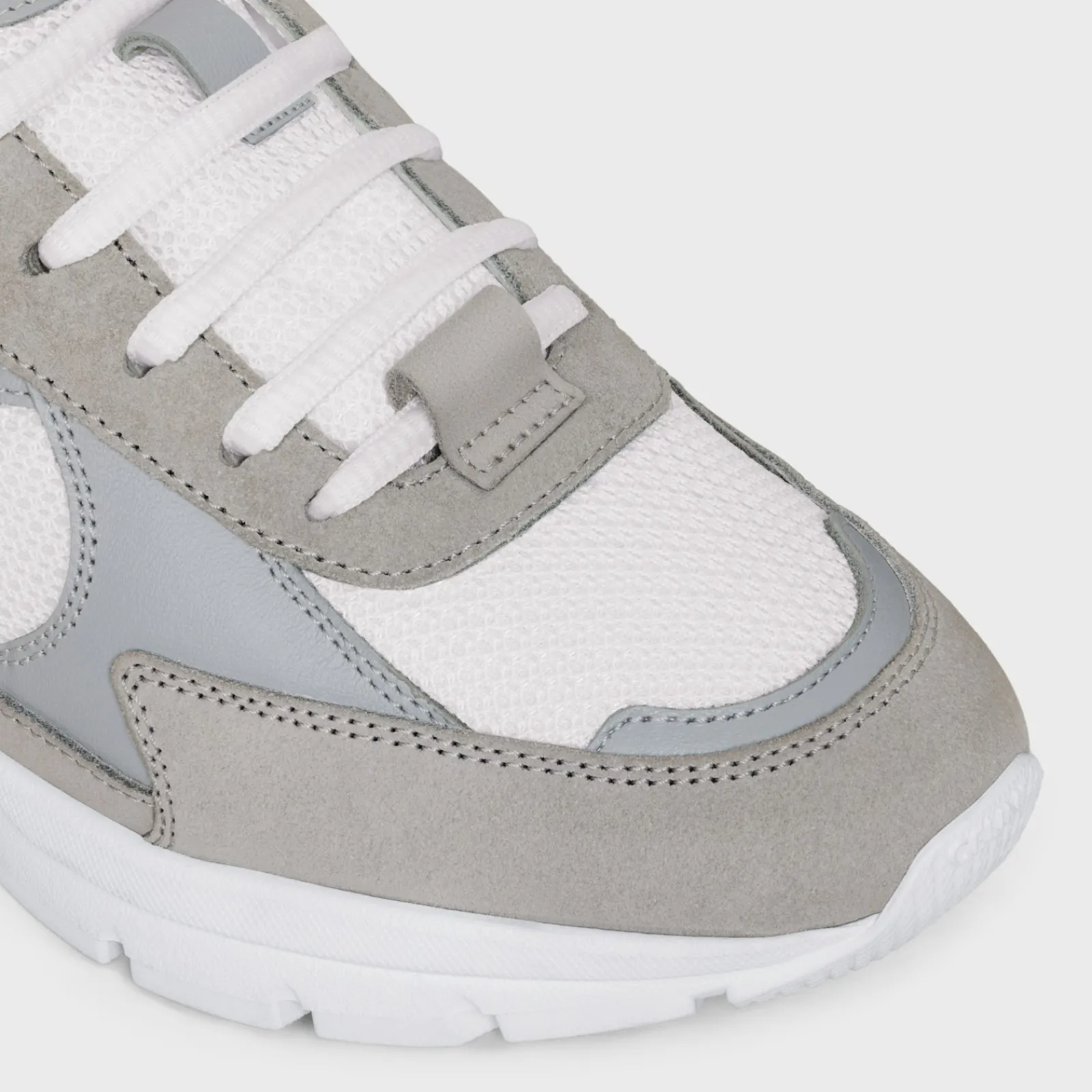Best RUNNER CR-03 LOW LACE-UP SNEAKER in SUEDE CALFSKIN, MESH AND CALFSKIN Women Sneakers