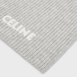 Online SCARF IN RIBBED FELTED WOOL Hats And Soft Accessories