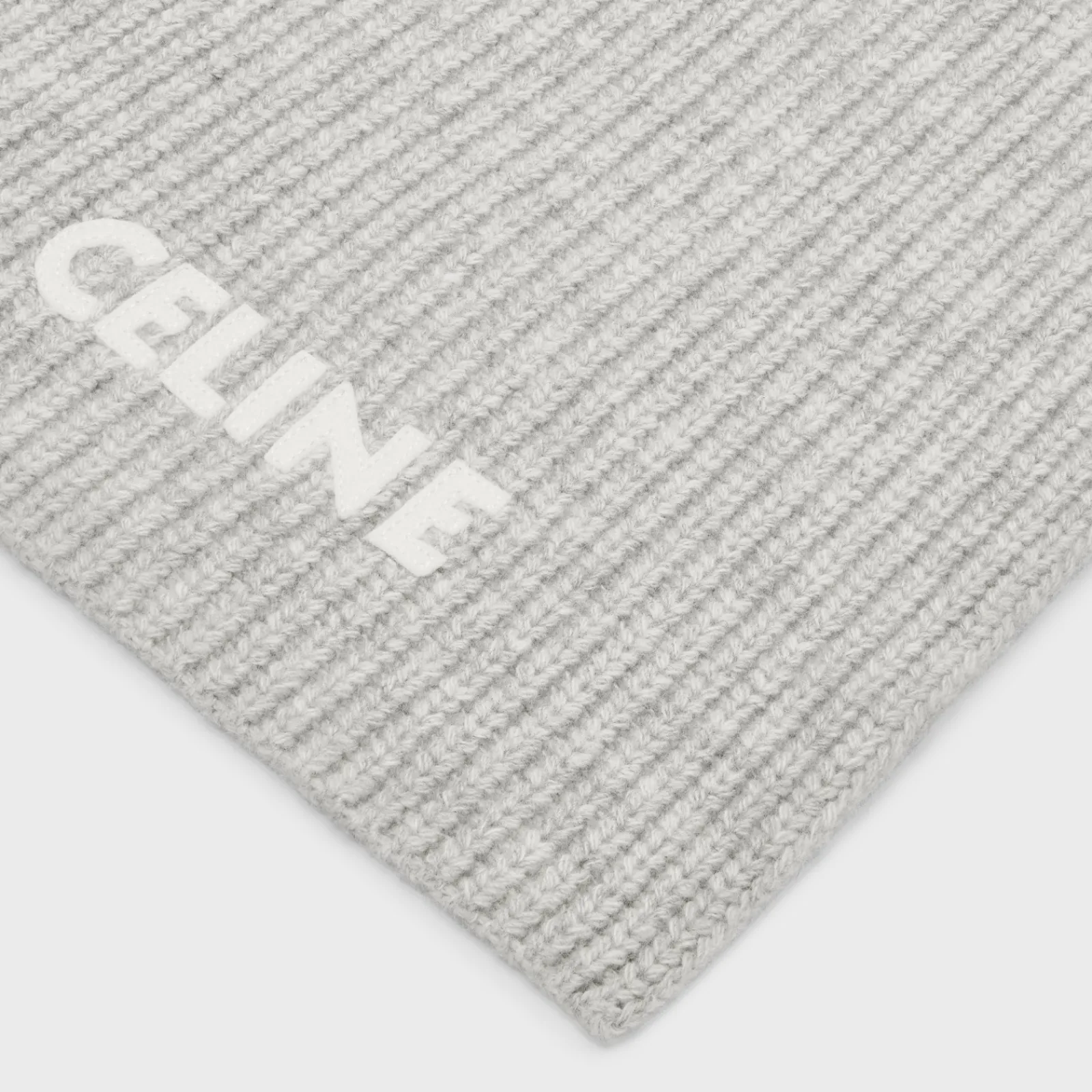 Online SCARF IN RIBBED FELTED WOOL Hats And Soft Accessories