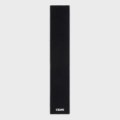 Online scarf in ribbed wool Hats And Soft Accessories