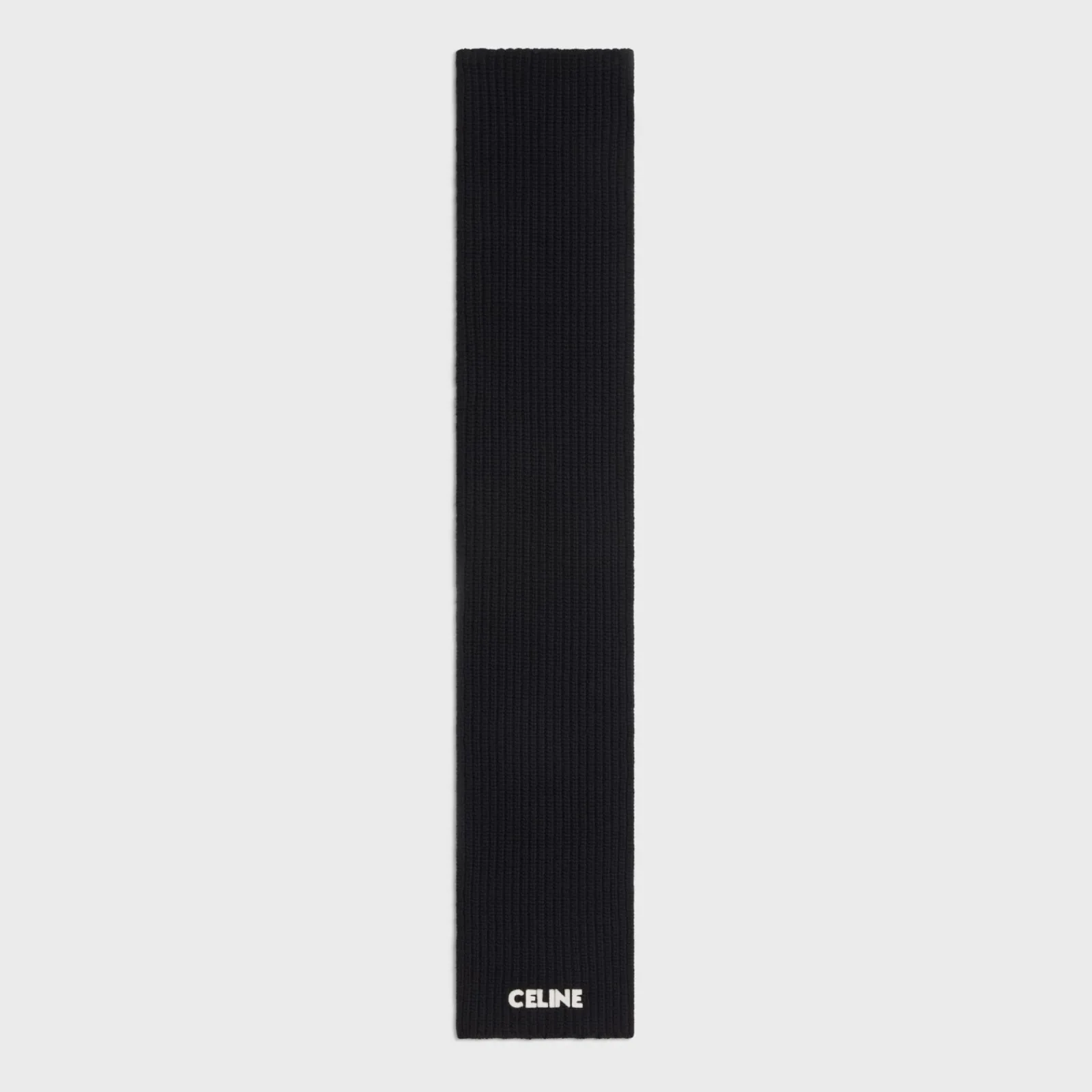 Online scarf in ribbed wool Hats And Soft Accessories