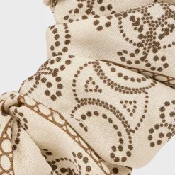 Best Scrunchy Blason in Silk and Brass with Gold finish Women Hair Accessories