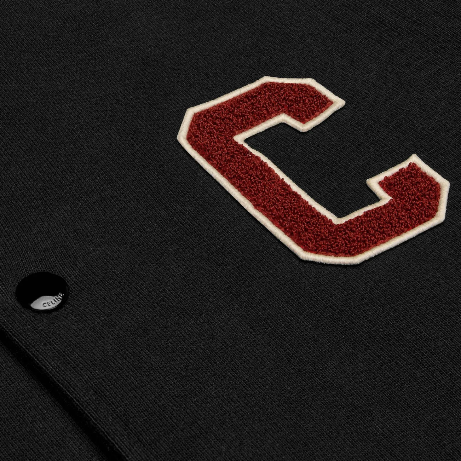 Fashion teddy college jacket in cotton fleece T-Shirts And Sweatshirts | Coats & Blousons