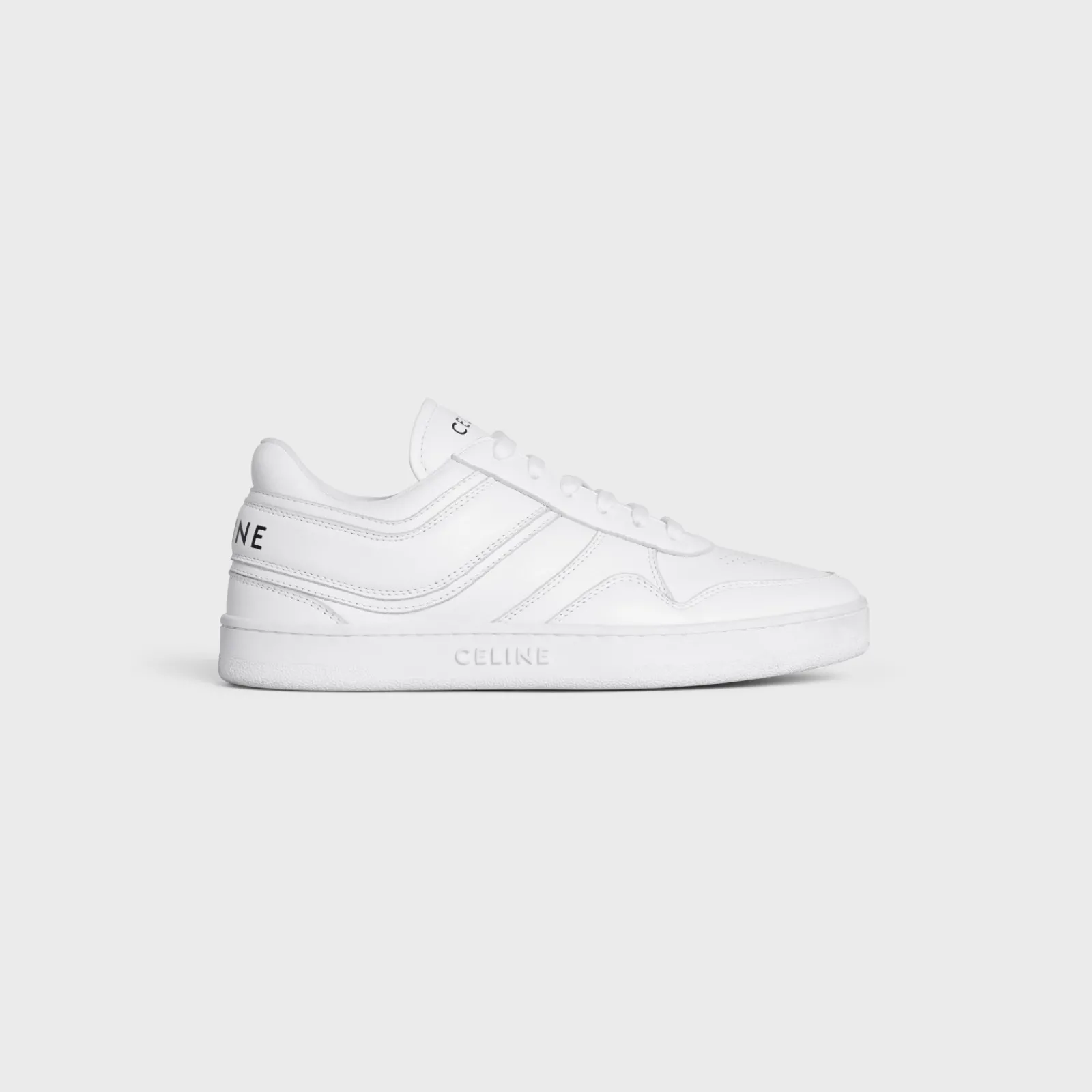 Fashion TRAINER LOW LACE-UP SNEAKER in CALFSKIN Women Sneakers