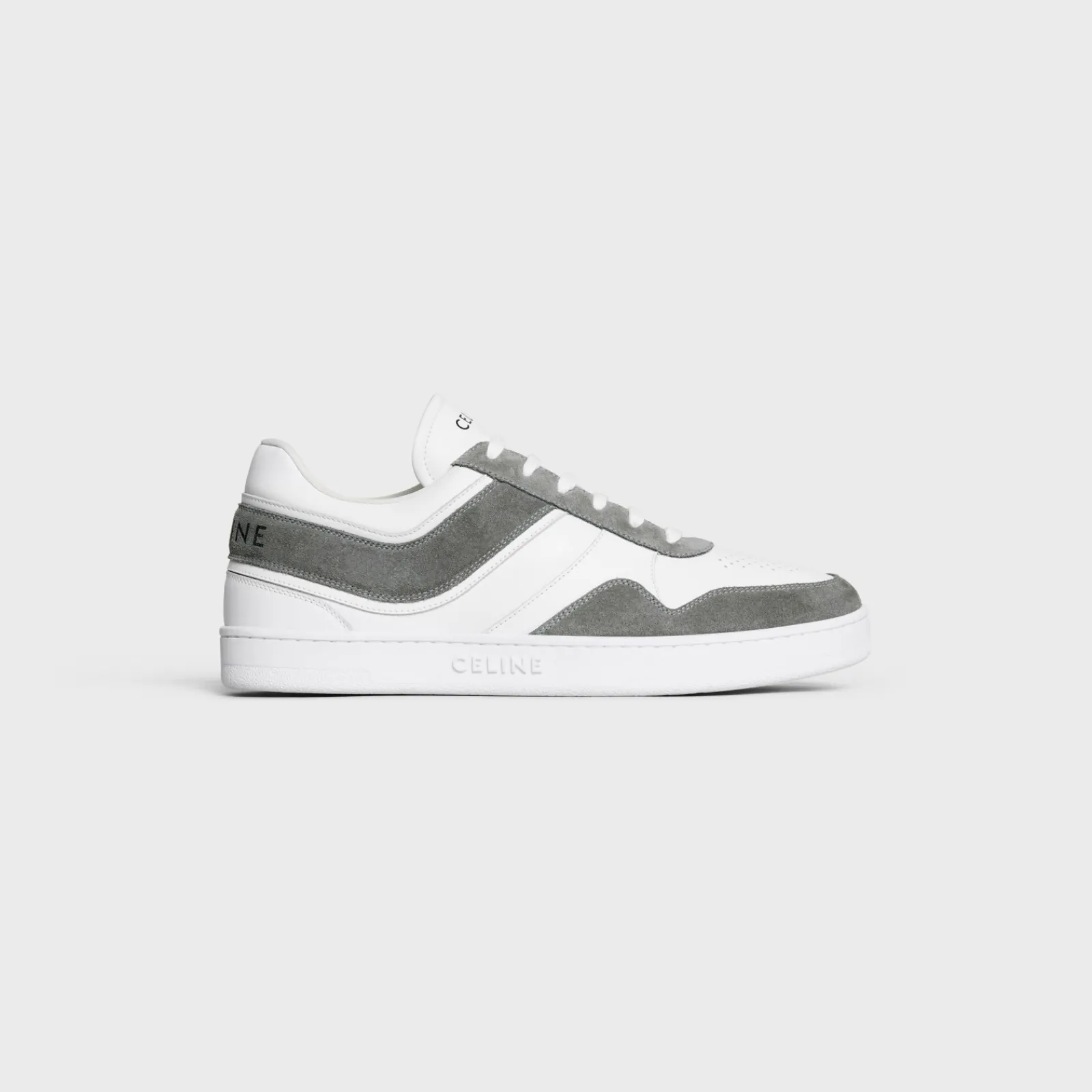 Outlet TRAINER LOW LACE-UP SNEAKER in SUEDE CALFSKIN AND CALFSKIN Sneakers