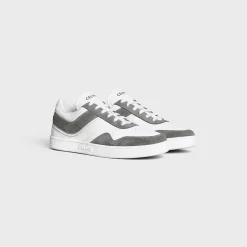 Outlet TRAINER LOW LACE-UP SNEAKER in SUEDE CALFSKIN AND CALFSKIN Sneakers