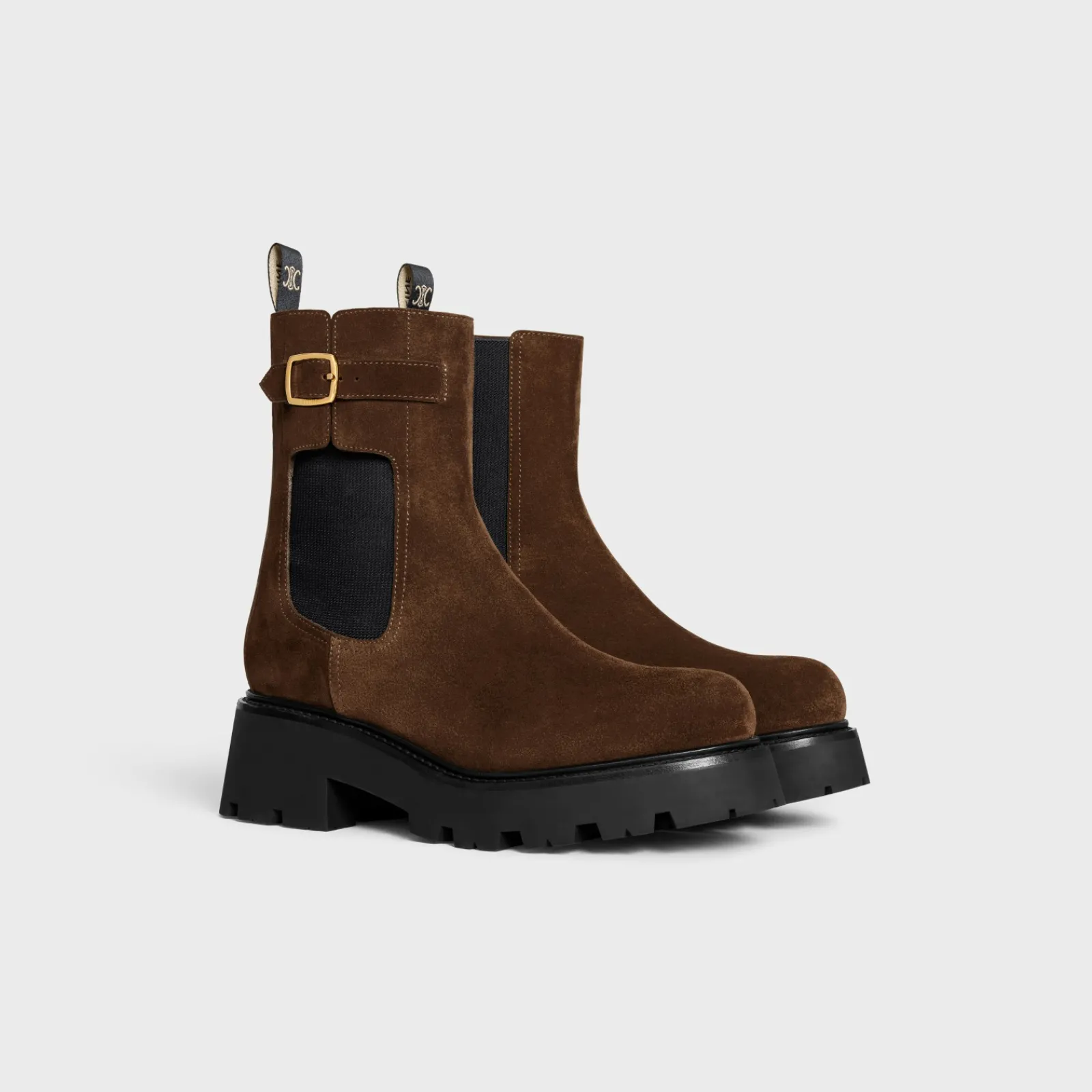 Discount TRIOMPHE RANGERS CHELSEA BOOT in Suede Calfskin Women Boots And Ankle Boots