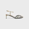 Hot TRIOMPHE SANDAL in LAMINATED CALFSKIN Women Sandals