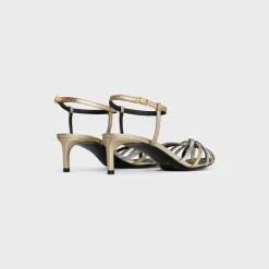 Hot TRIOMPHE SANDAL in LAMINATED CALFSKIN Women Sandals