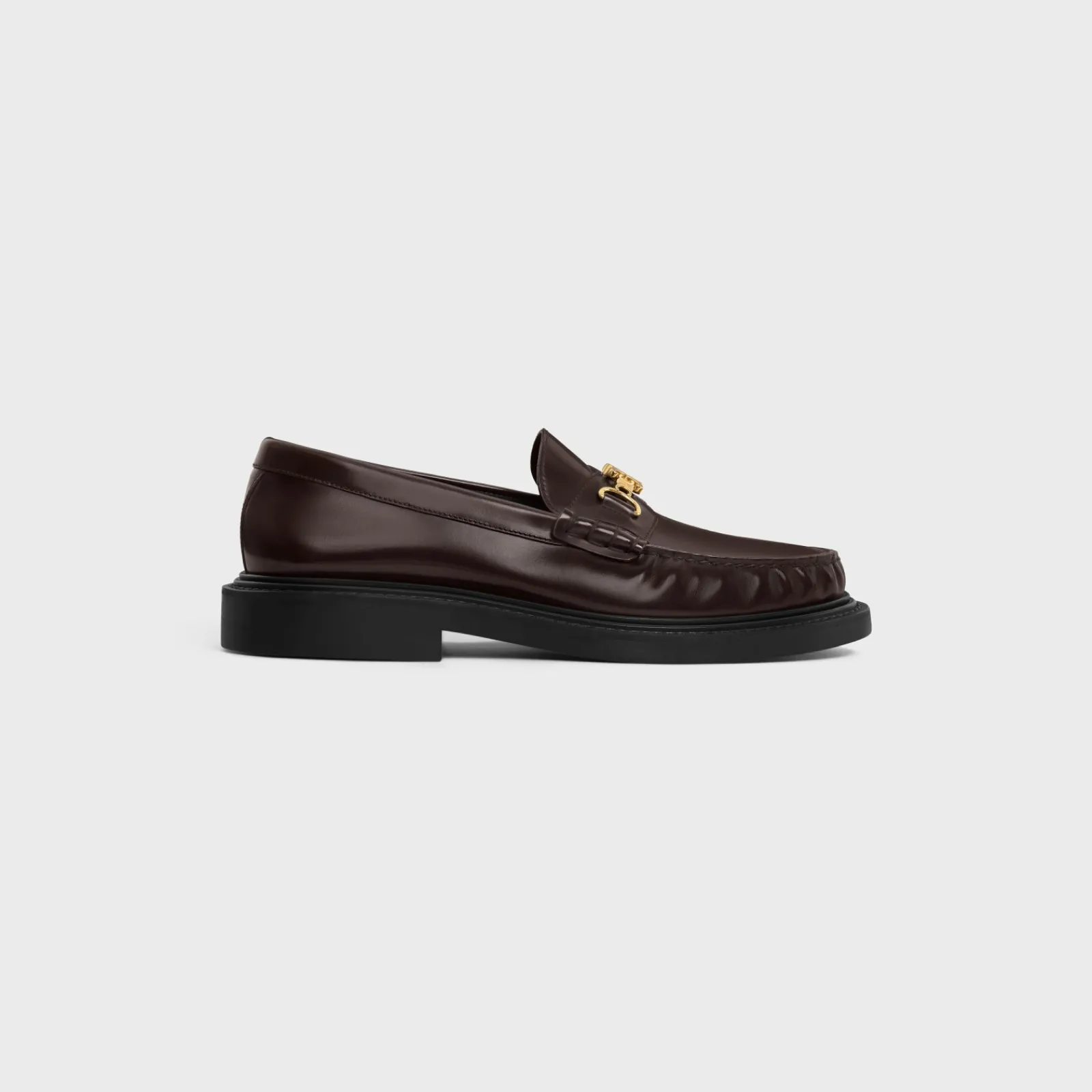 Clearance UNIVERSITÉ TRIOMPHE CHAIN LOAFFER in POLISHED BULL Women Loafers And Flats