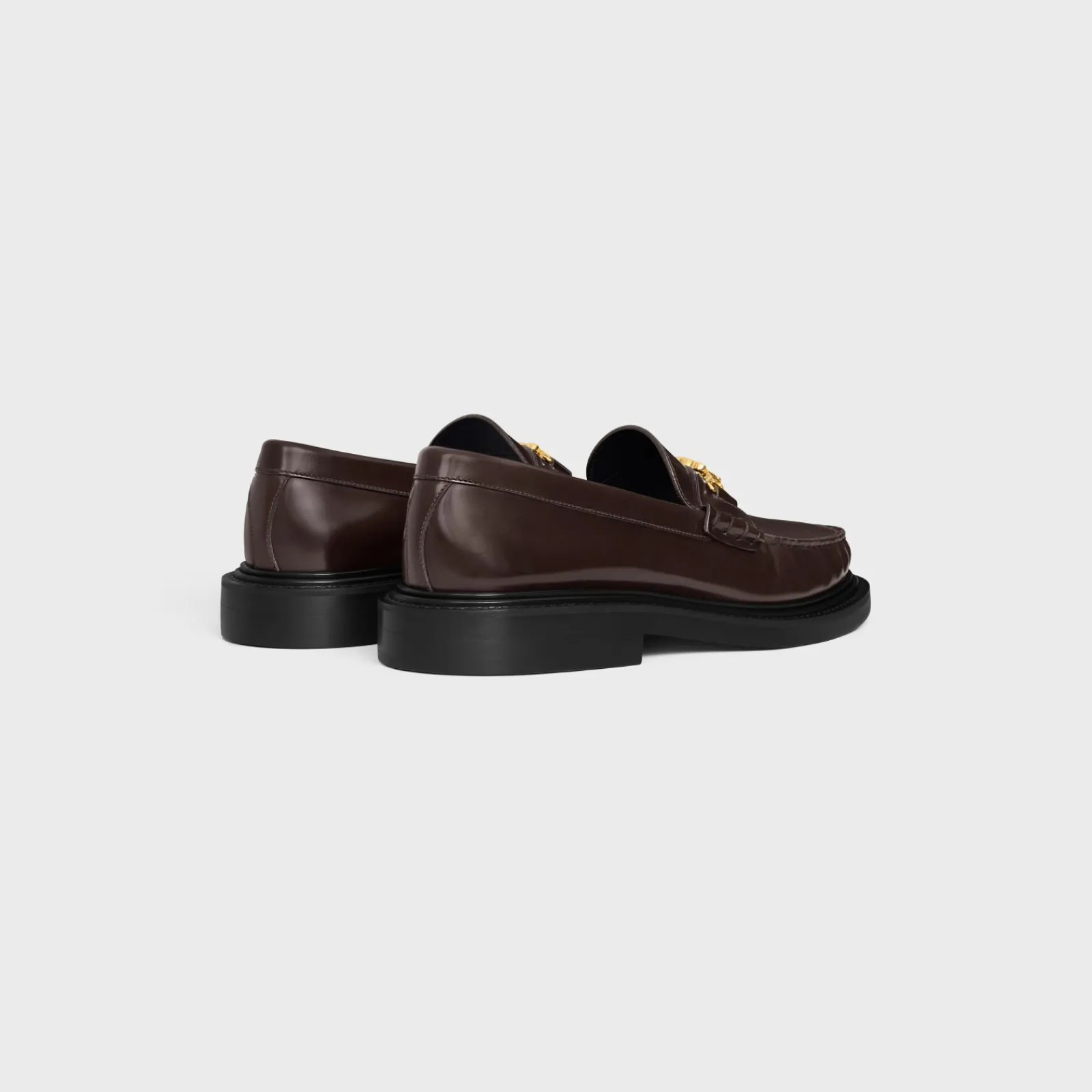 Clearance UNIVERSITÉ TRIOMPHE CHAIN LOAFFER in POLISHED BULL Women Loafers And Flats
