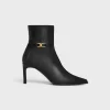 New VERNEUIL ANKLE BOOT WITH TRIOMPHE in CALFSKIN Women Boots And Ankle Boots