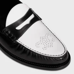 Clearance VIVIENNE LOAFER in POLISHED BULL Loafers And Mocassins