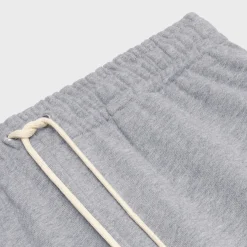 Outlet -EMBROIDERED TRACK PANTS IN COTTON Pants And Shorts