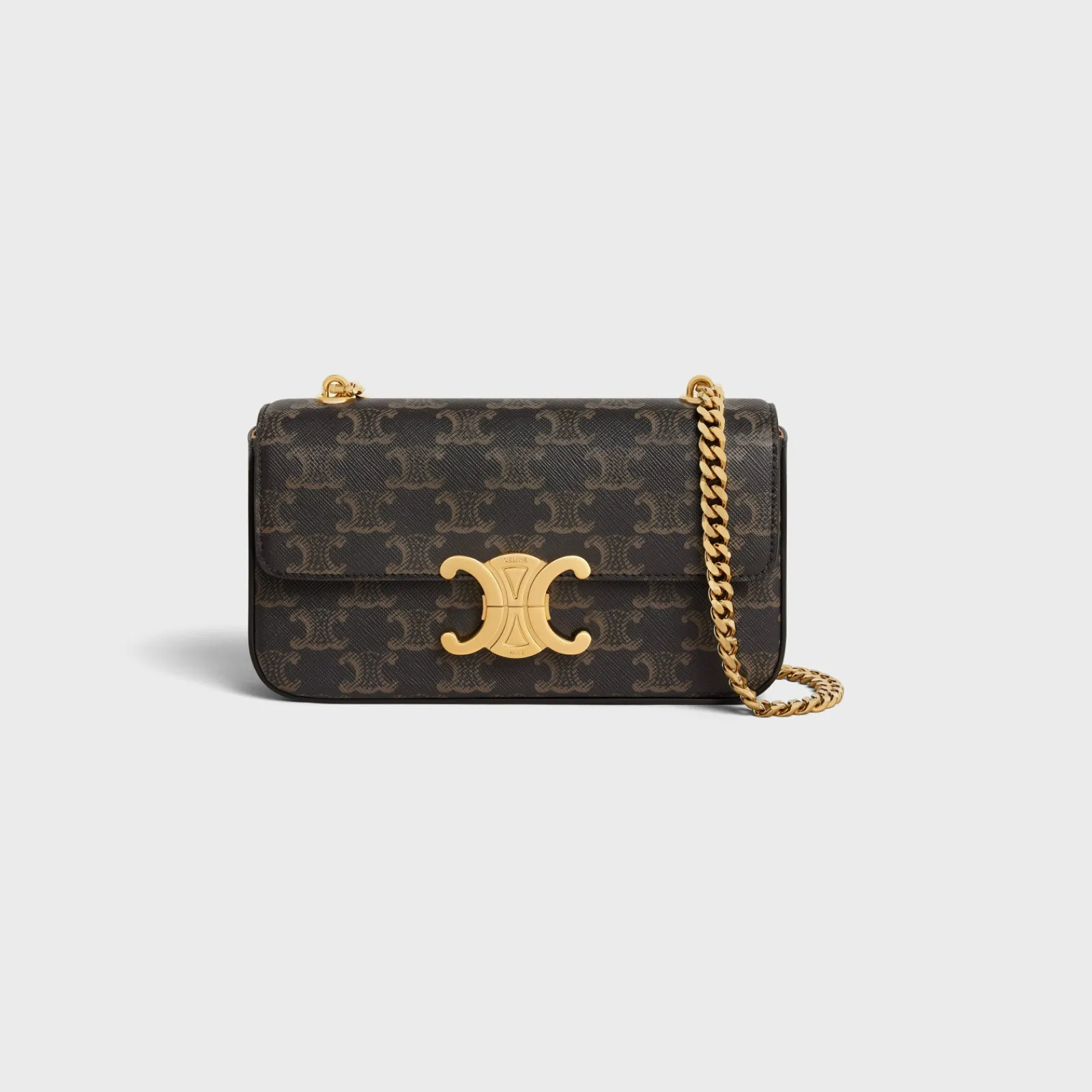 Hot CHAIN SHOULDER BAG CLAUDE in Triomphe canvas Women Triomphe Canvas | More Lines·Claude