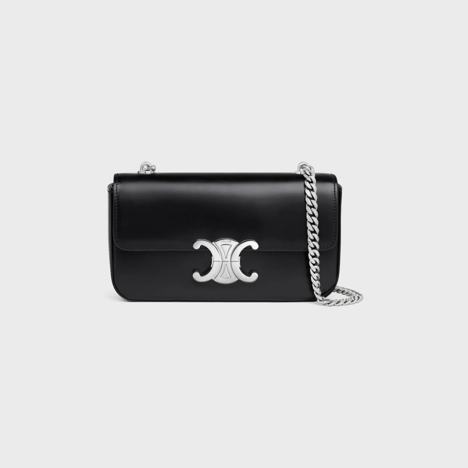 Clearance CHAIN SHOULDER BAG CLAUDE in shiny calfskin Women More Lines·Claude | Categories·Shoulder Bags