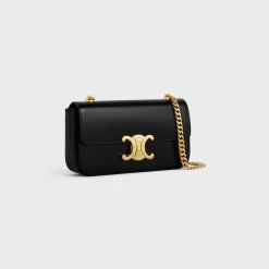Outlet CHAIN SHOULDER BAG CLAUDE in shiny calfskin Women More Lines·Claude | Categories·Shoulder Bags