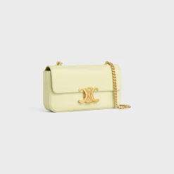 Sale CHAIN SHOULDER BAG CLAUDE in shiny calfskin Women More Lines·Claude | Categories·Shoulder Bags