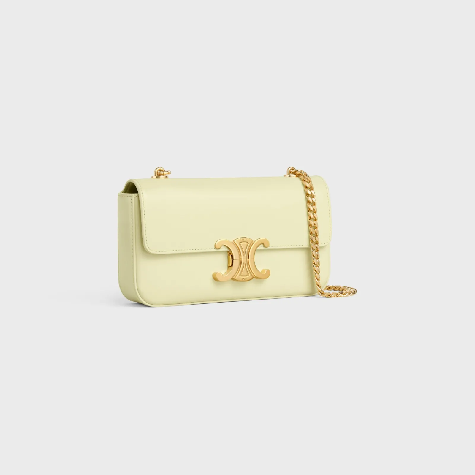 Sale CHAIN SHOULDER BAG CLAUDE in shiny calfskin Women More Lines·Claude | Categories·Shoulder Bags
