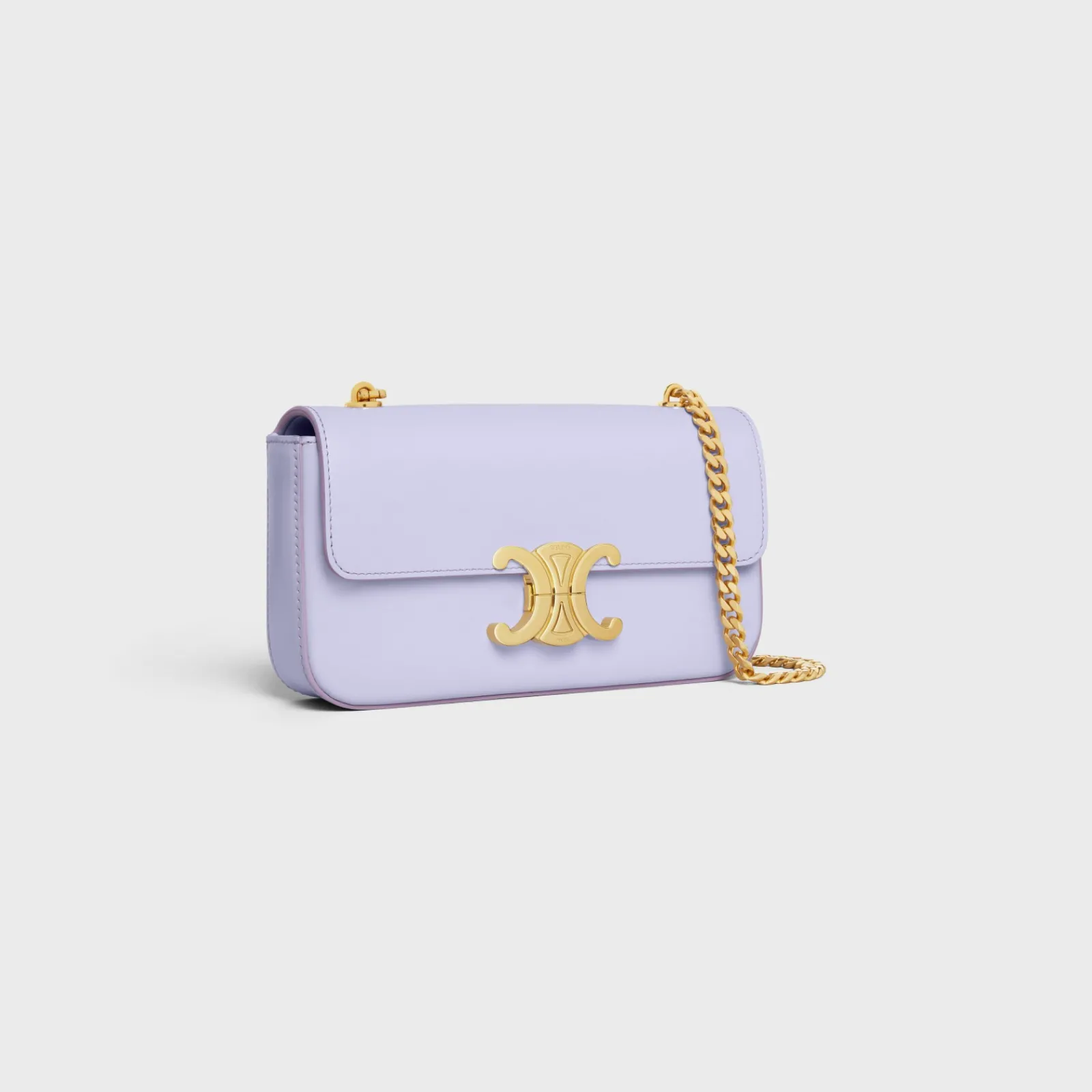 Sale CHAIN SHOULDER BAG CLAUDE in shiny calfskin Women More Lines·Claude | Categories·Shoulder Bags