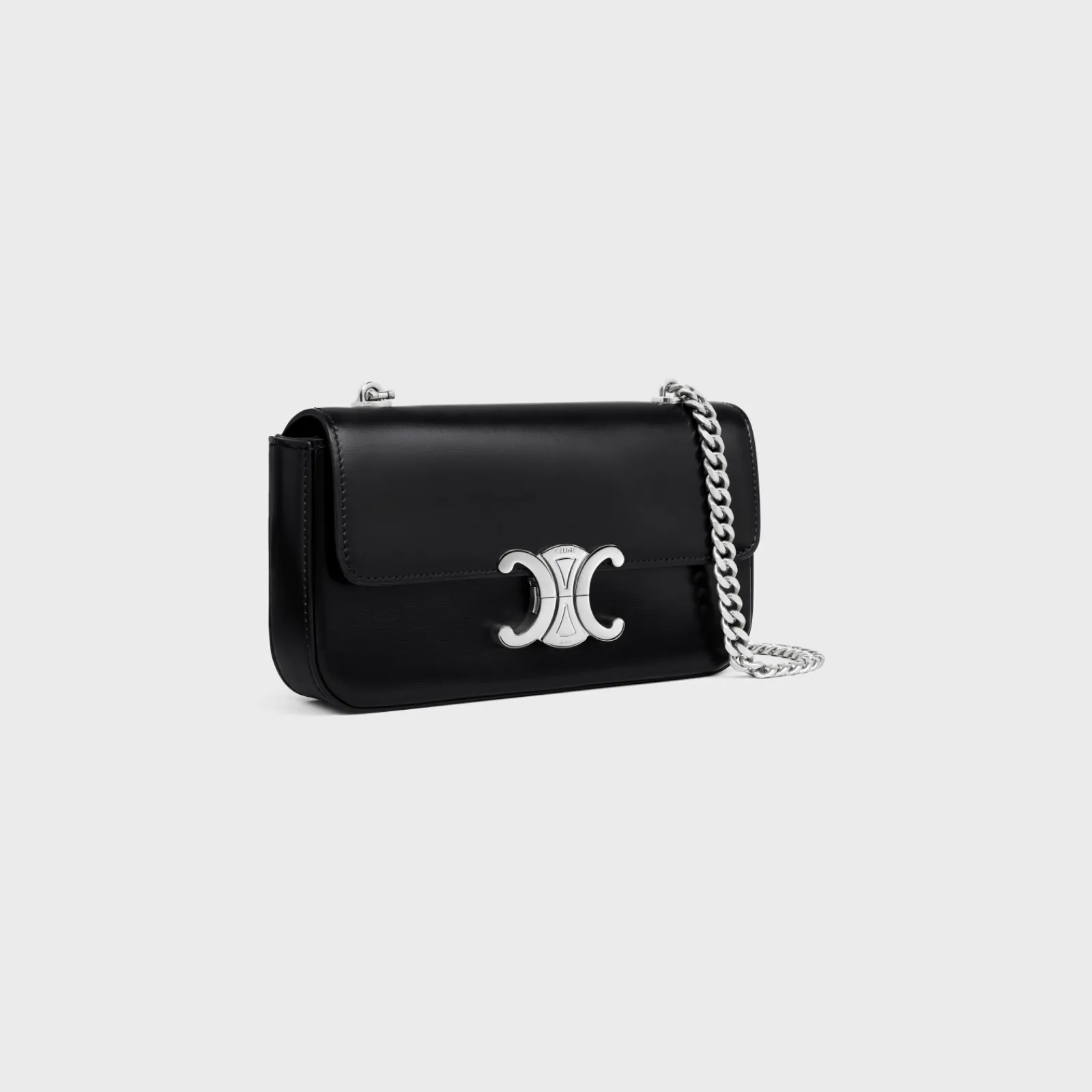 Clearance CHAIN SHOULDER BAG CLAUDE in shiny calfskin Women More Lines·Claude | Categories·Shoulder Bags