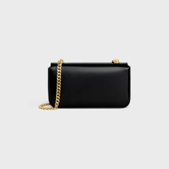 Outlet CHAIN SHOULDER BAG CLAUDE in shiny calfskin Women More Lines·Claude | Categories·Shoulder Bags