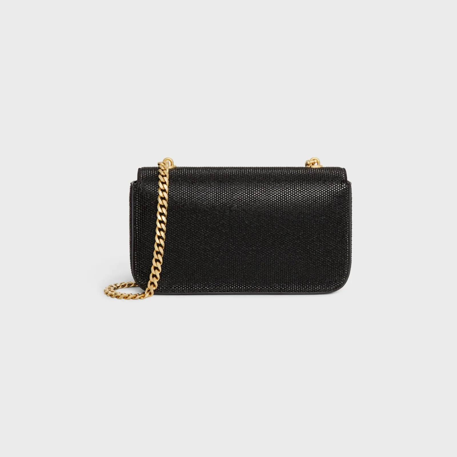 Best CHAIN SHOULDER BAG CLAUDE in SUEDE CALFSKIN WITH STRASS Women More Lines·Claude | Categories·Shoulder Bags