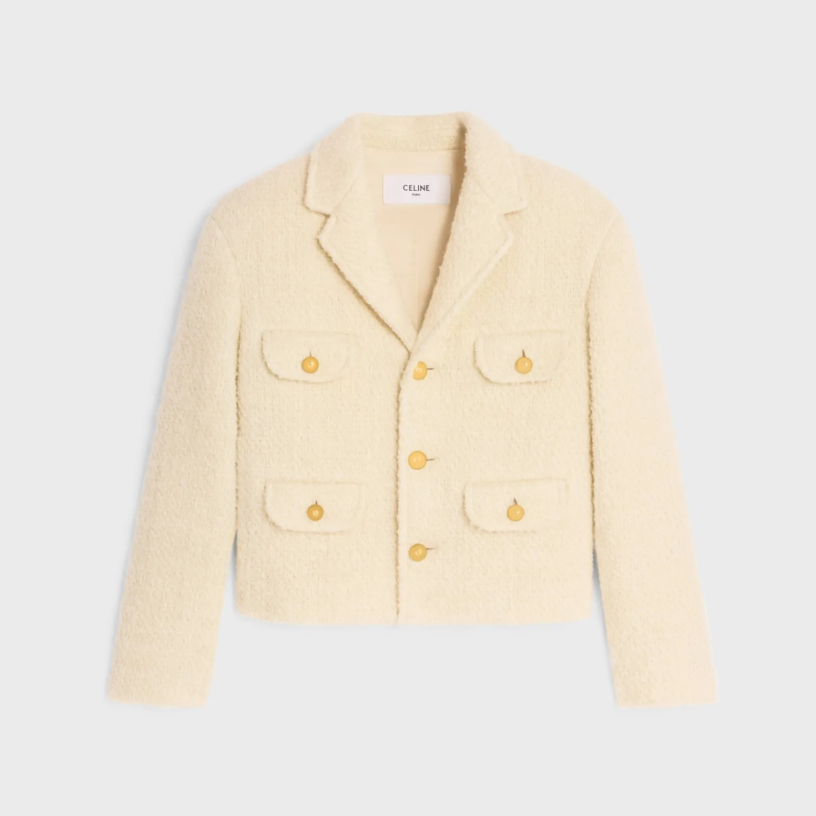 Clearance chasseur jacket in mohair wool tweed Women Jackets