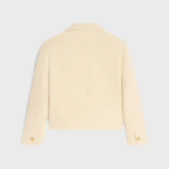 Clearance chasseur jacket in mohair wool tweed Women Jackets