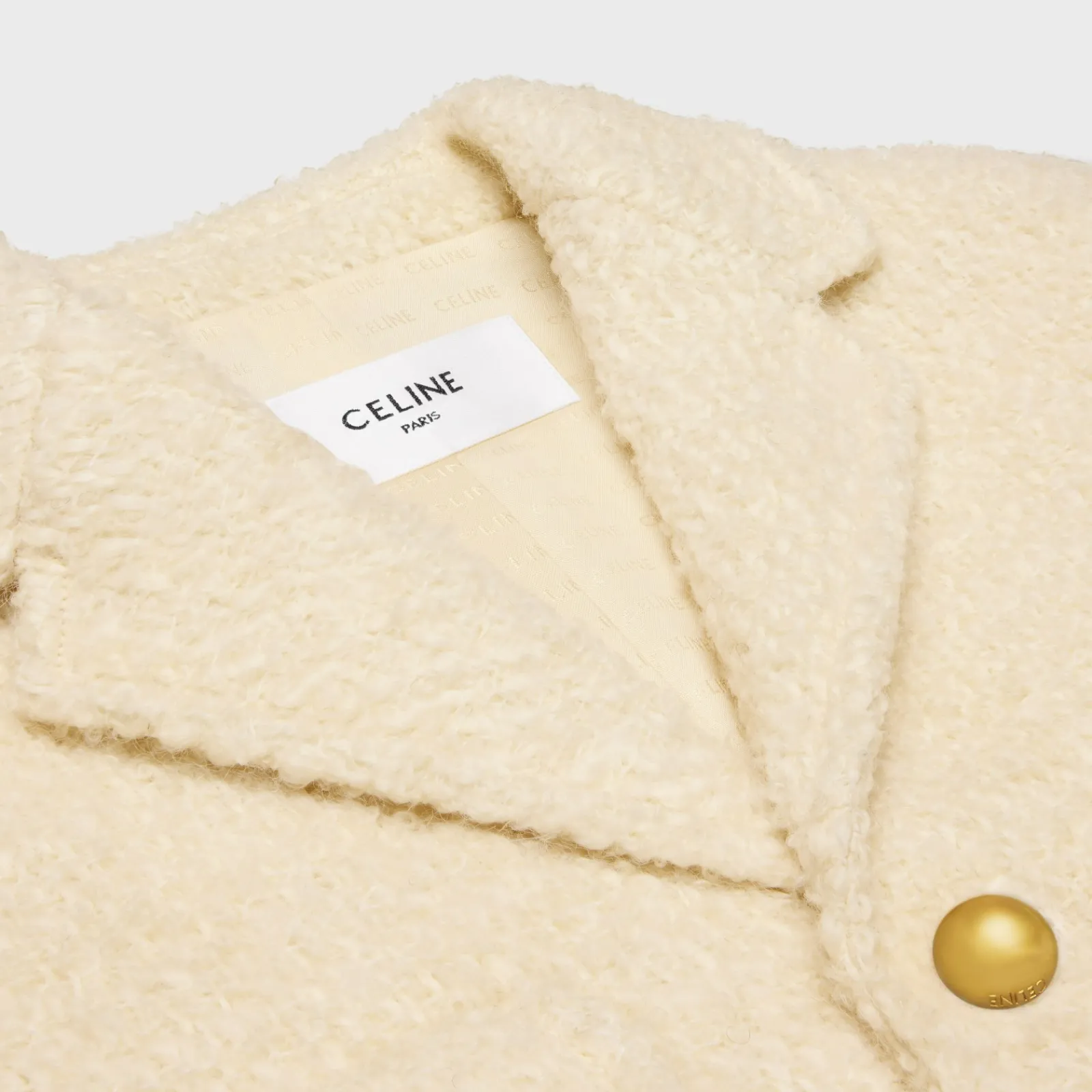 Clearance chasseur jacket in mohair wool tweed Women Jackets