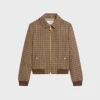 Online Chelsea blouson jacket in check wool Women Jackets