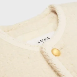 Discount chelsea jacket in cashmere bouclette natté Women Jackets
