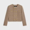 New Chelsea jacket in double houndstooth wool Women Jackets