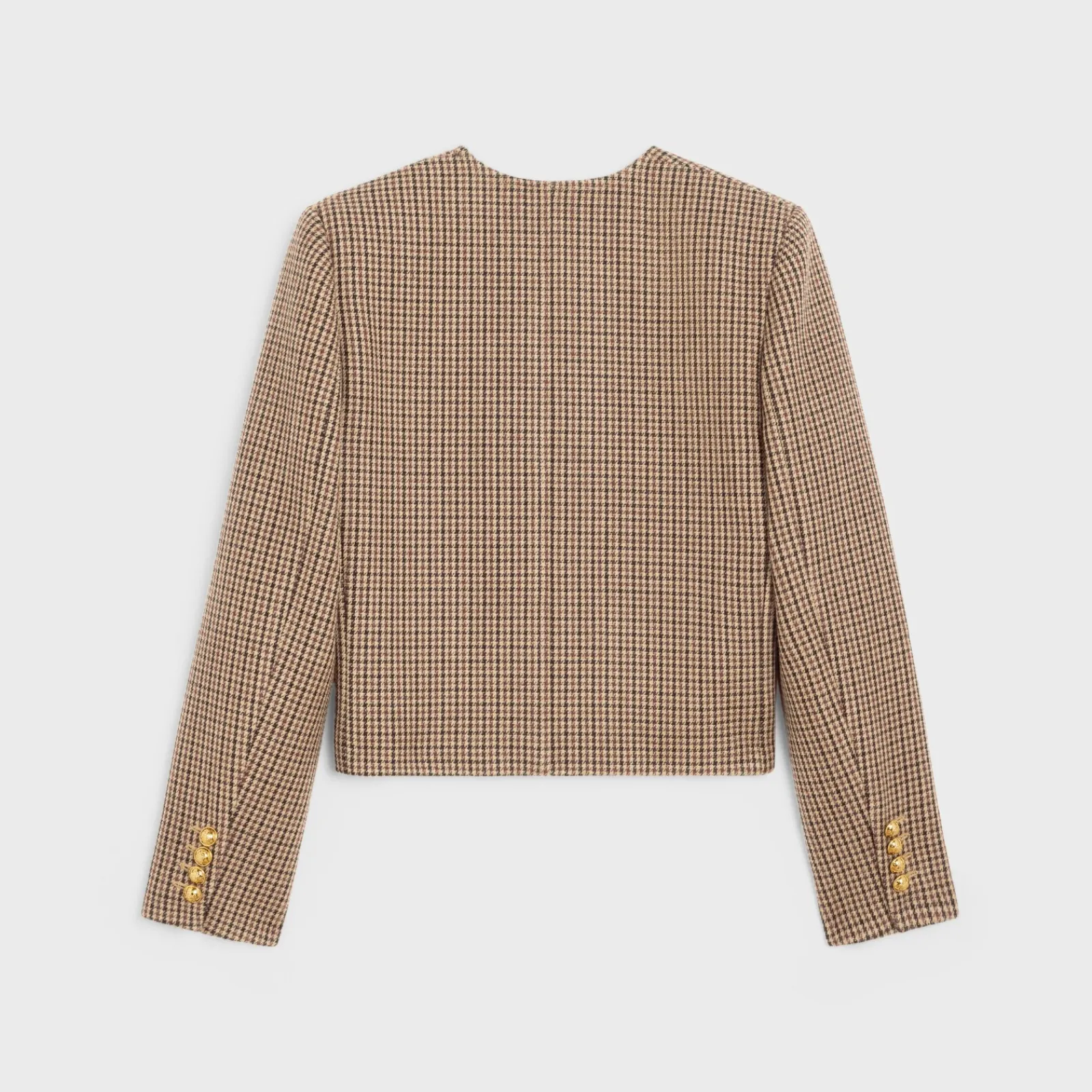 New Chelsea jacket in double houndstooth wool Women Jackets