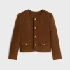 Clearance chelsea jacket in mohair wool tweed Women Jackets