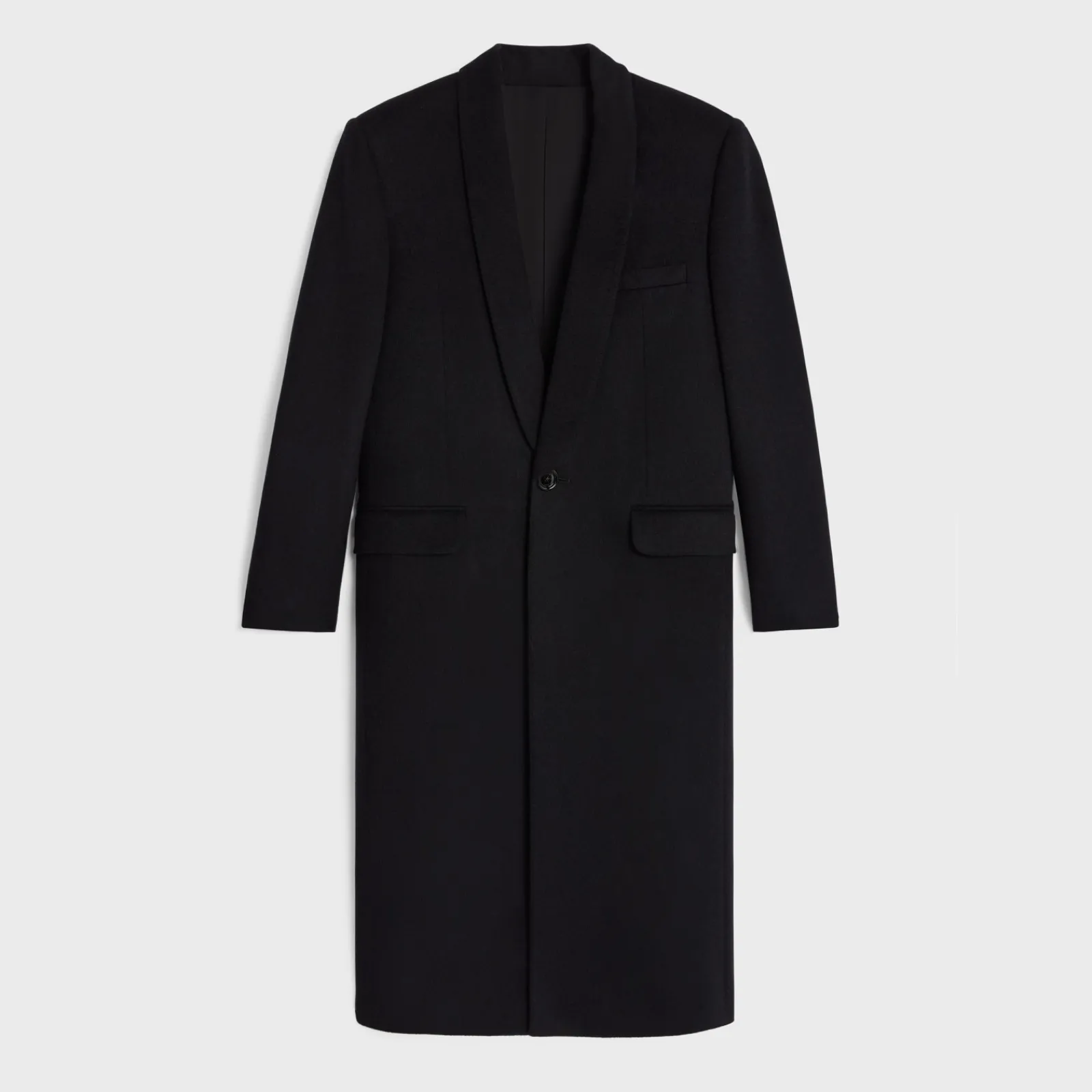 Fashion chesterfield coat in wool cloth Women Coats