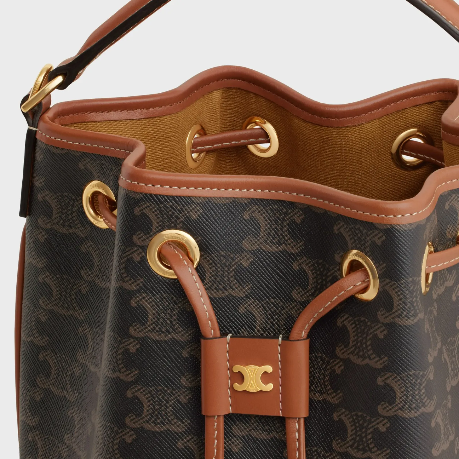 Online CLARA BAG in TRIOMPHE CANVAS & CALFSKIN Women Triomphe Canvas | More Lines·Other Lines