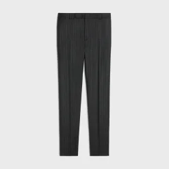 Outlet classic pants in striped flannel Jackets & Trousers