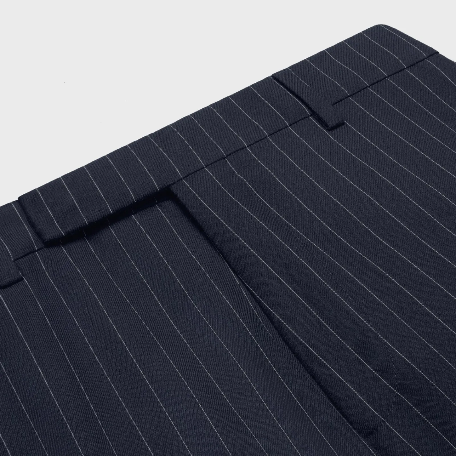 Outlet classic pants in striped cashmere wool Jackets & Trousers
