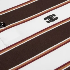 Clearance classic polo shirt in striped cotton jersey T-Shirts And Sweatshirts