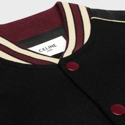 New classic teddy jacket in textured wool Coats & Blousons