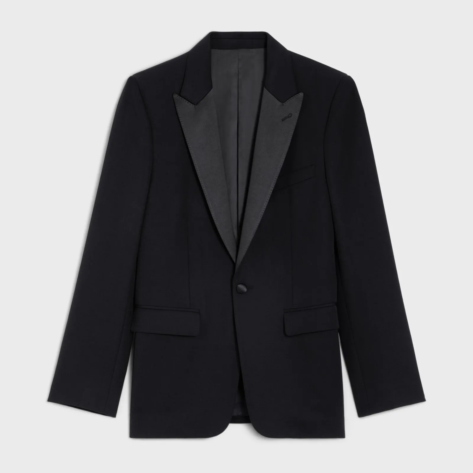 New classic tux jacket in grain de poudre Jackets & Trousers