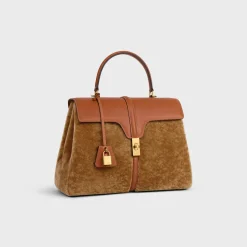 Outlet Classique 16 Bag in SHEARLING AND CALFSKIN Women 16 | Categories·Top-Handle Bags