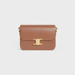 Clearance CLASSIQUE TRIOMPHE BAG in shiny calfskin Women Triomphe | Categories·Cross-Body Bags