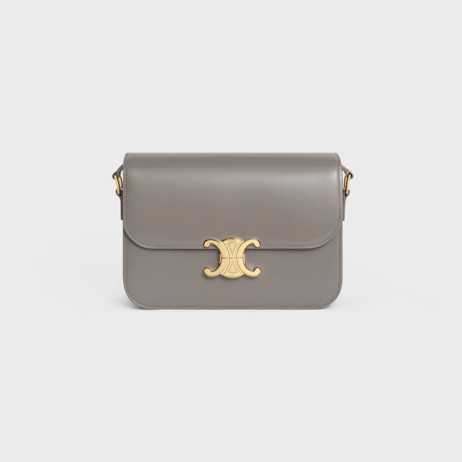 New CLASSIQUE TRIOMPHE BAG in shiny calfskin Women Triomphe | Categories·Cross-Body Bags